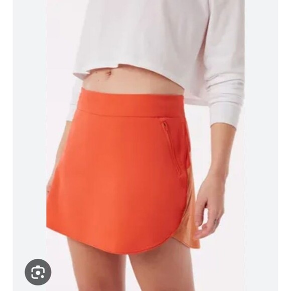 Outdoor Voices The Exercise 3" Skort Paprika/Sunstone tennis skirt Size L built - Picture 2 of 7